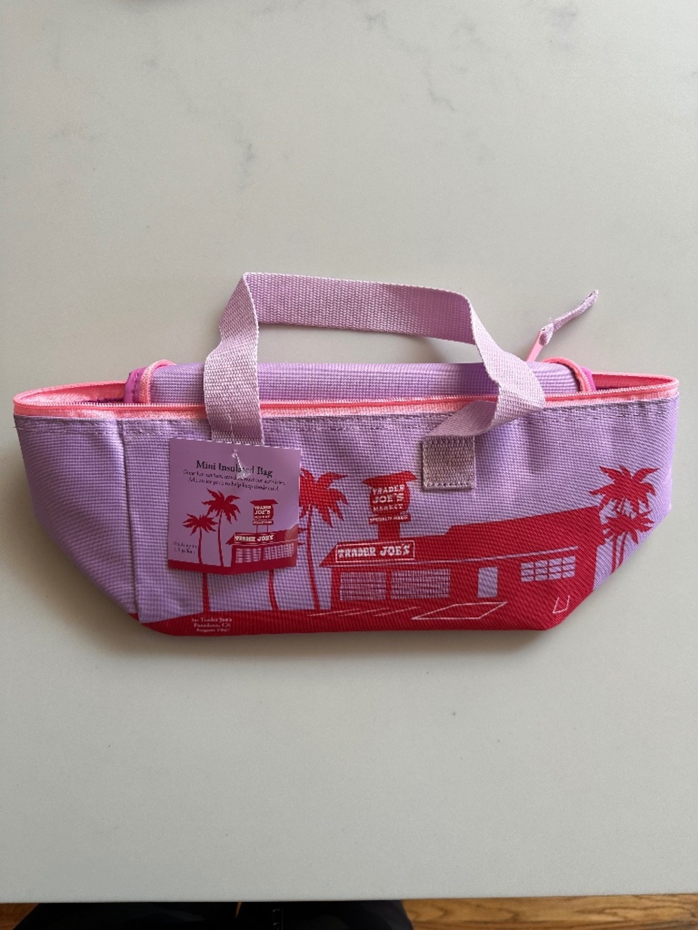 Trader Joe's Purple Mini Insulated Bag- NWT